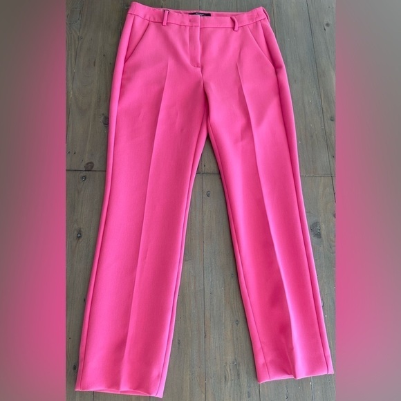 Weekend Max Mara hot pink cigarette style trouser pants NWT - Picture 2 of 5